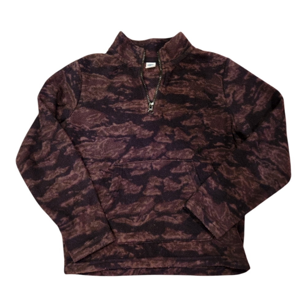 Old Navy Camoflauge fleece stretch Pullover S